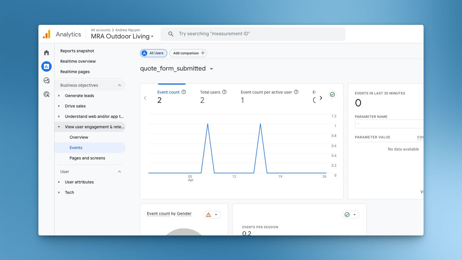 Completed outdoor living project — placeholder for MRA finished work photo